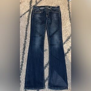 BKE Indigo Wide Leg Jeans Women's BKE STELLA boot Jeans 31XXL 31x37 EUC
